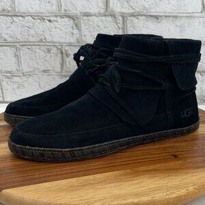 UGG Australia Reid Slate Chestnut Womens 10 Black Suede Ankle Booties 1019129